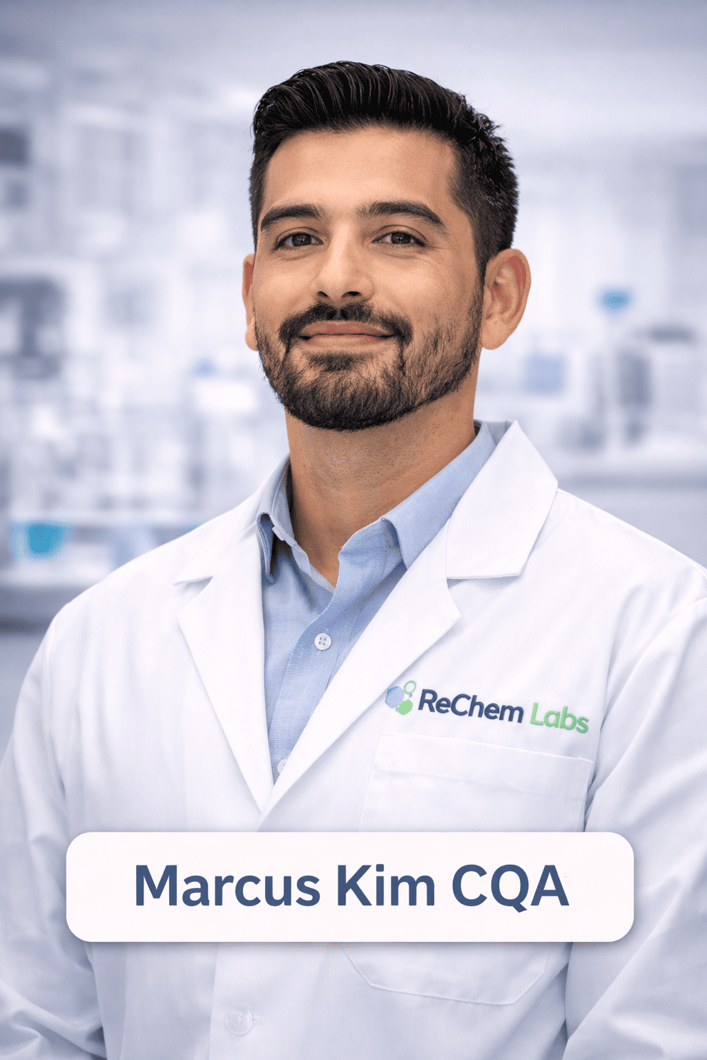 Marcus Kim CQA, Head of Quality Assurance at ReChem Labs