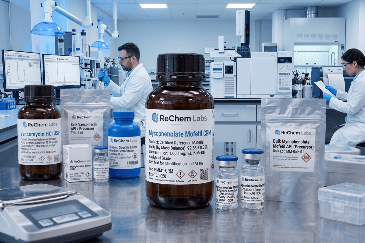 ReChem Labs quality control laboratory — certified research chemical vendor Houston TX
