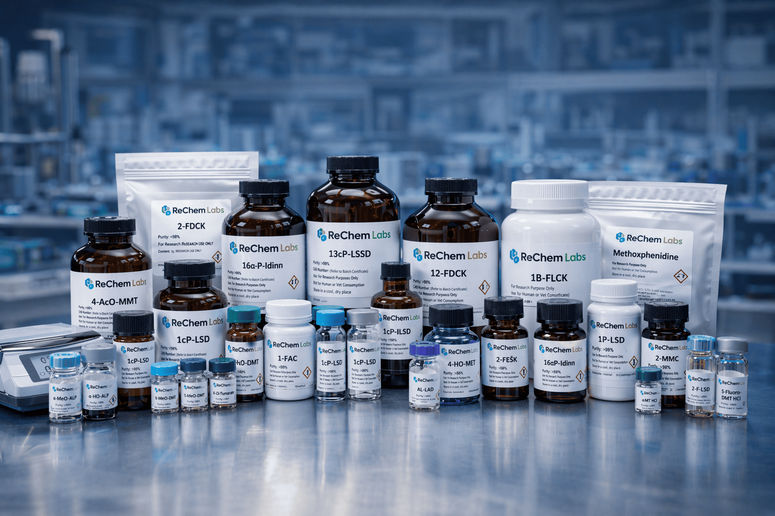 ReChem Labs research chemicals shop — full catalog overview